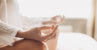 Yoga woman meditating
